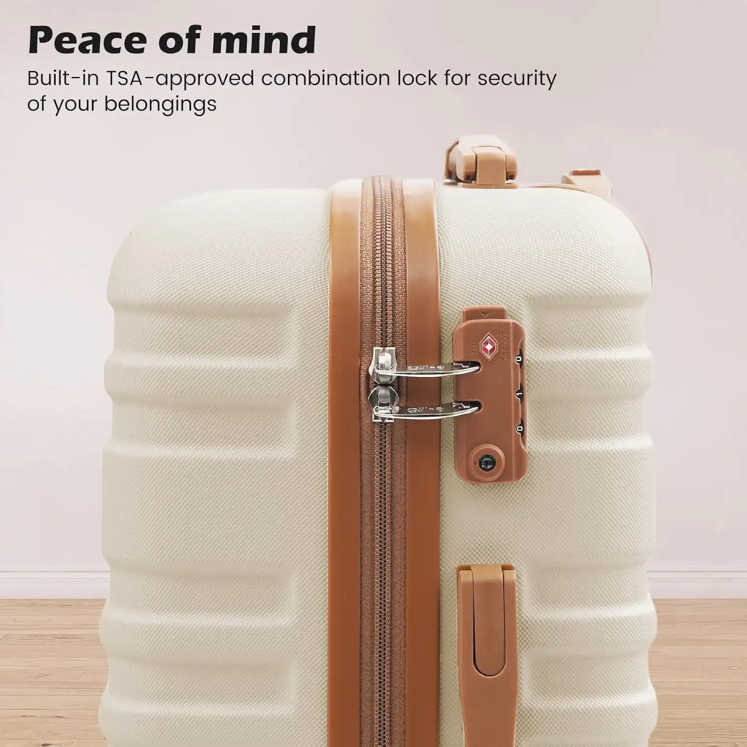 Coolife Suitcase Set 3 Piece Carry On Hardside Luggage with TSA Lock Spinner Wheels (White, S(20in)) - 71kcMqM399L._AC_SL1500_